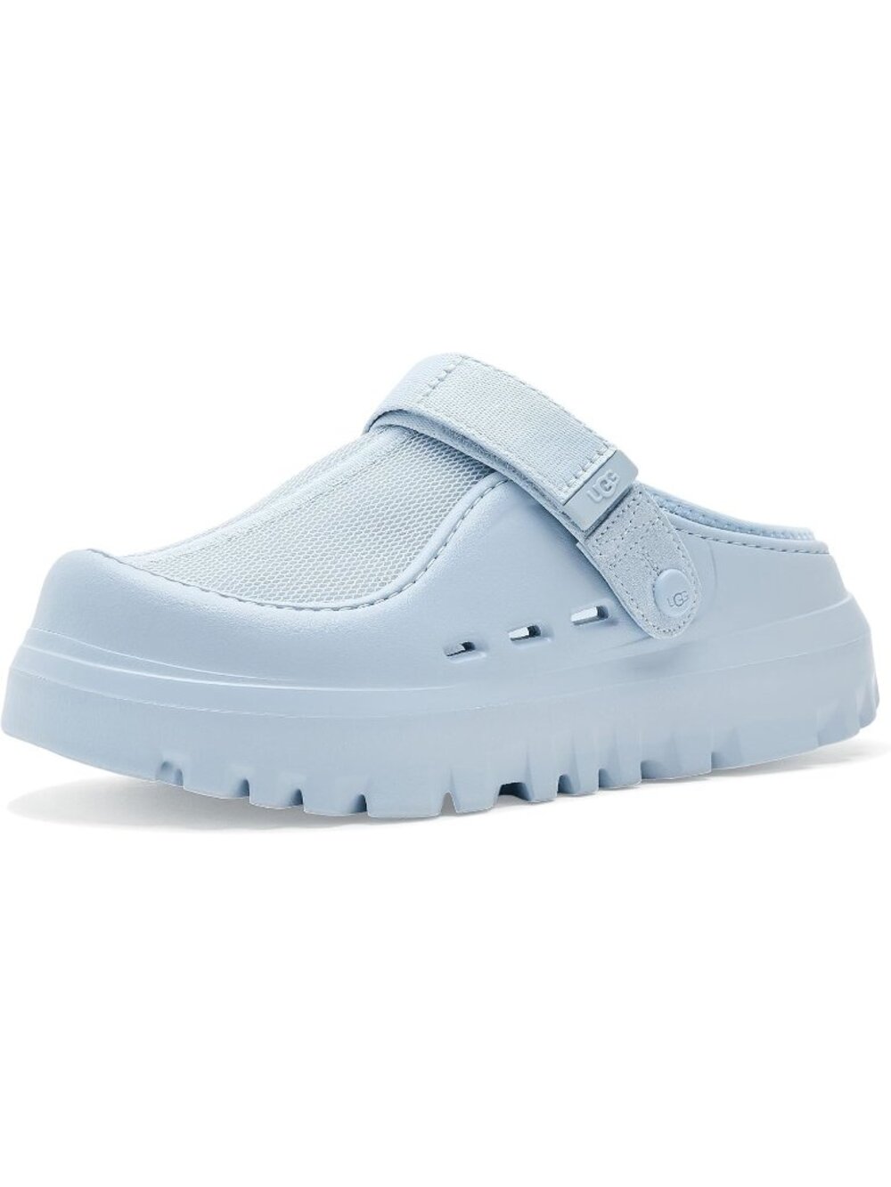 Ugg Men's Sky Blue Open Toe Imported Removable Heel Strap Casual Peakmod Slipper